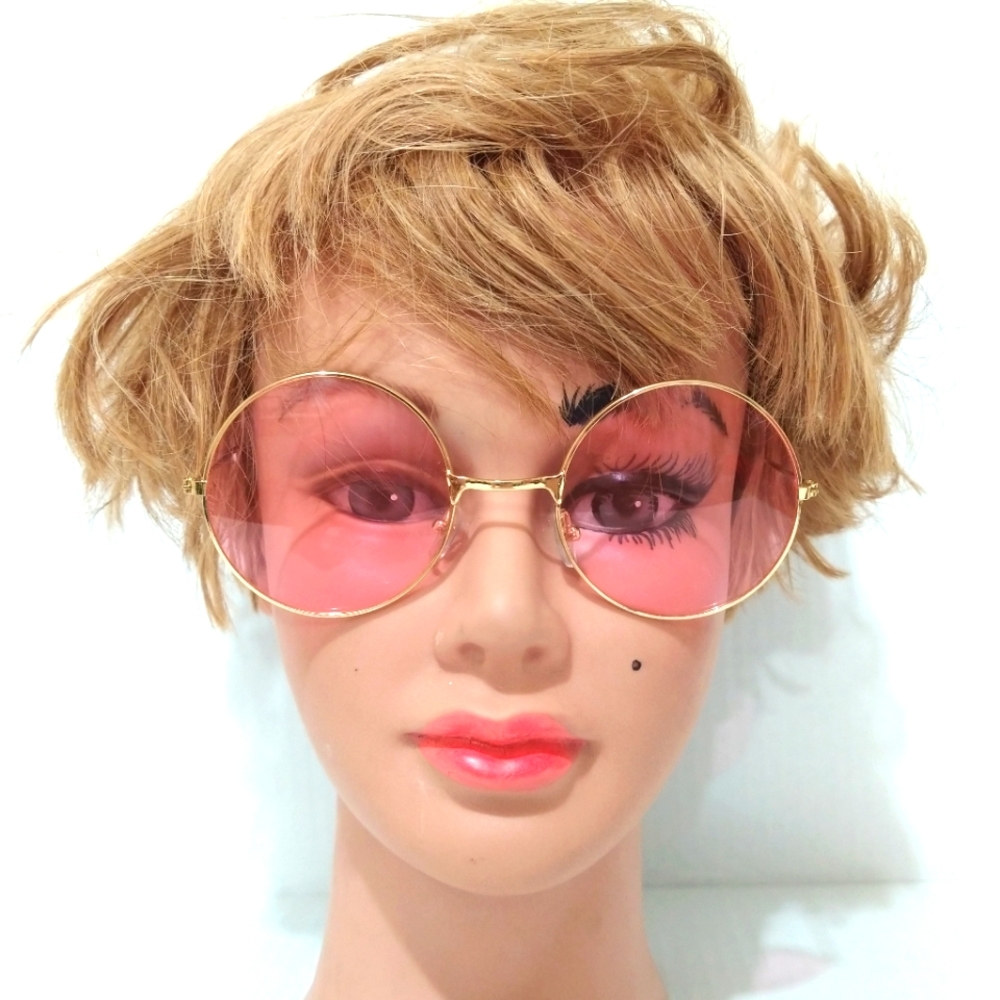 Pink & Gold Sunglasses
